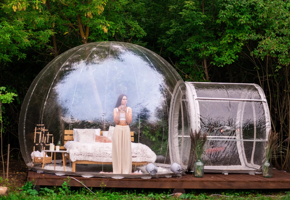 inflatable transparent tent